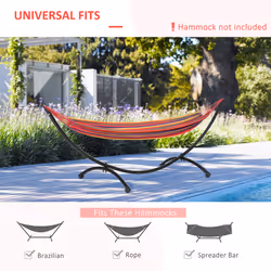 Outsunny 3(m) Metal Hammock Stand Frame Replacement Garden Outdoor Patio