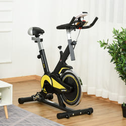 HOMCOM Exercise Bike 10KG Flywheel Cycling w/ Adjustable Resistance LCD Display
