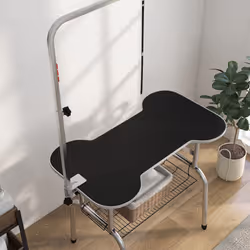 PawHut Pet Foldable Grooming Table w/ Adjustable Arm Non-Slip Tabletop Leash - Additional view 8
