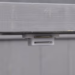 Outsunny Wooden Garden Shed Double Door Tool Storage House, 74x43x88cm, Grey - Additional view 6