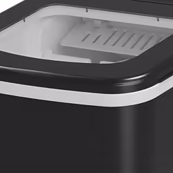 HOMCOM Ice Maker 12kg/24H Production with Scoop Basket for Home Office Black
