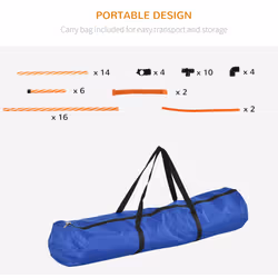 PawHut Pet Agility Training Equipment Dog Jump Hurdle Bar Obedience Training Set - Additional view 4