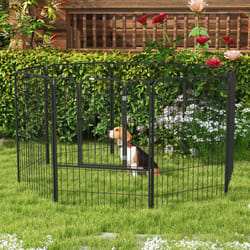 PawHut 8 Panels Heavy Duty Puppy Play Pen for Large, Medium Dogs 100Hcm