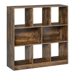 HOMCOM Storage Shelf 3-Tier Bookcase Display Rack Home Organizer