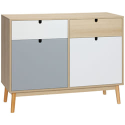 HOMCOM Sideboard Storage Cabinet Kitchen Cupboard with Drawers for Bedroom