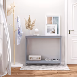 HOMCOM Wooden Console Table Storage Drawer Shelf Entryway Display Stand