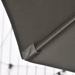 Outsunny 3(m) Garden Banana Parasol Patio Cantilever Hanging Umbrella Dark Grey - Additional view 6