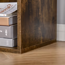 HOMCOM Cabinet Bookcase Storage Shelves Display for Study, Home - Additional view 8