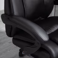 Vinsetto Executive Home Office Chair, Computer Chair, with Foot Rest, Black - Additional view 5