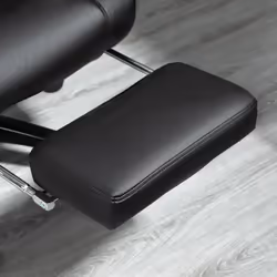 Vinsetto Executive Home Office Chair, Computer Chair, with Foot Rest, Black - Additional view 6