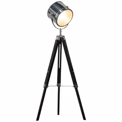 HOMCOM Industrial Style Adjustable Tripod Floor Lamp, Searchlight Reading Lamp - Additional view 8