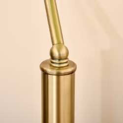HOMCOM Banker's Table Lamp w/ Bronze Base, Green Glass Shade, Pull Rope Switch - Additional view 6
