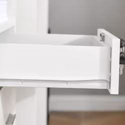 Vinsetto Mobile File Cabinet Lockable Documents Storage w/ 5 Wheels White - Additional view 7