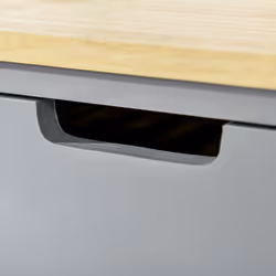 HOMCOM Kitchen Trolley Utility Cart on Wheels with Rubberwood Worktop Towel Rack - Additional view 7
