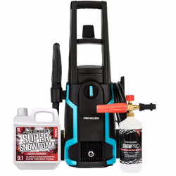 Pressure Washer 1.6kW Car & Patio Cleaning Kits - Cherry Snow Foam 1L & Karcher Snow Foam Lance