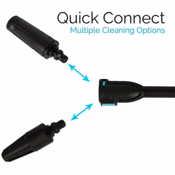 Pressure Washer 1.6kW Car & Patio Cleaning Kits - Rotary Brush & Patio Cleaning Brush Attachment