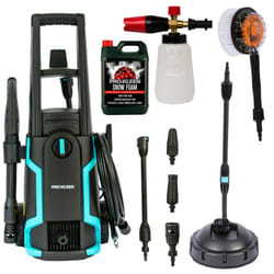 Pressure Washer 1.6kW Car & Patio Cleaning Kits - Cherry Snow Foam 5L, Karcher Snow Foam Lance, Rotary Brush & Patio Cleaning Brush Attachment