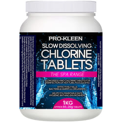 Stabilised Slow Dissolving Chlorine 20g Tablets - 1KG