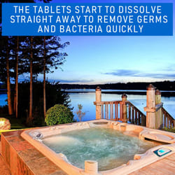Stabilised Chlorine Fast Dissolving Mini Tablets - 4 x 180 Tablet Tub*