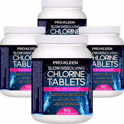 Stabilised Slow Dissolving Chlorine 20g Tablets - 4KG