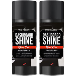 ProKleen Dashboard Shine Spray Car Trim Cleaner - 2 x 400ml