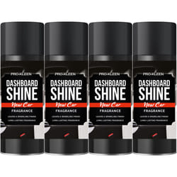 ProKleen Dashboard Shine Spray Car Trim Cleaner - 4 x 400ml