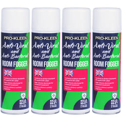 Pro-Kleen Anti Viral & Anti Bacterial Room Fogger - 4 x 500ml