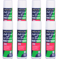 Pro-Kleen Anti Viral & Anti Bacterial Room Fogger - 8 x 500ml