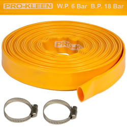 Heavy-Duty Layflat Yellow Hose Pipe PVC - 15M