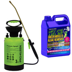 Garden Sprayer Pump Action Patio Cleaner Kits - 3L, ProKleen Simply Spray & Walk Away Patio Cleaner 1 x 5L