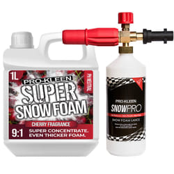 Super Concentrate Snow Foam Car Shampoo Kits - Cherry 1 x 1L, 1 x Pro-Kleen Karcher Lance