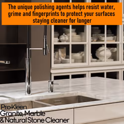 Pro-Kleen Granite Marble Cleaner Orange Fragrance - 4 x 750ml
