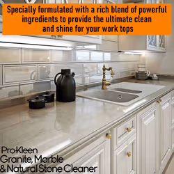 Pro-Kleen Granite Marble Cleaner Orange Fragrance - 4 x 750ml