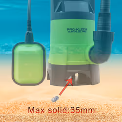 Electric Submersible Dirty & Clean Water Pump - 400W, 20M