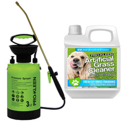 Garden Pump Sprayer 3L & Artificial Grass Cleaner - Fresh Cut Grass