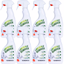 Pro-Kleen Limescale Remover Bathroom Cleaner Spray - 8 x 500ml