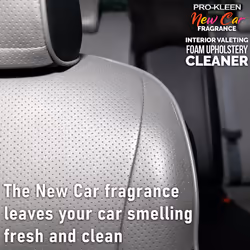 Interior Car Upholstery Foam Cleaner New Car Scent - 4 x 500ml