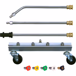Chassis Cleaner Pressure Washer 6 Adaptor Options - Karcher K Series