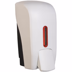 Halo ABS Plastic Liquid Lockable 1L Soap Dispenser - Ruby