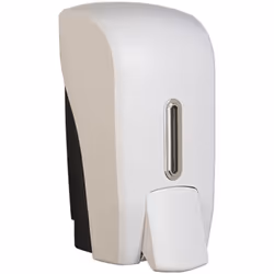 Halo ABS Plastic Liquid Lockable 1L Soap Dispenser - Silver