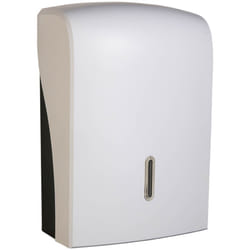 ABS Plastic Large Multifold Paper Towel Dispenser - Silver