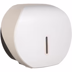 ABS Plastic Mini Jumbo Toilet Roll Dispenser - Pearl