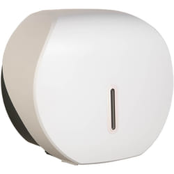 ABS Plastic Mini Jumbo Toilet Roll Dispenser - Pearl