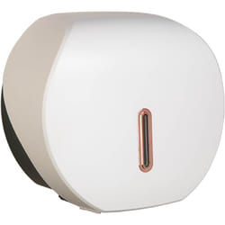 ABS Plastic Mini Jumbo Toilet Roll Dispenser - Rose Gold
