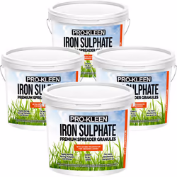 ProKleen Iron Sulphate Spreader Granules - 4 x 2.5KG