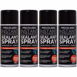 Pro-Kleen Instant Waterproof Sealant Spray - 4 x 400ml