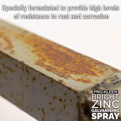 Zinc Galvanising Spray Paint Primer & Topcoat - 4 x 400ml