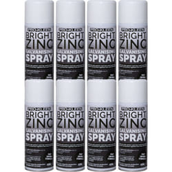 Zinc Galvanising Spray Paint Primer & Topcoat - 8 x 400ml