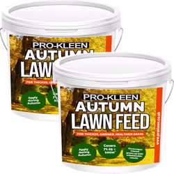 Autumn Lawn Feed Fertiliser Grass Green Granules - 2 x 2.5KG