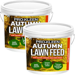 Autumn Lawn Feed Fertiliser Grass Green Granules - 2 x 2.5KG